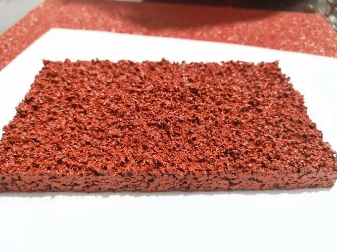 純色跑道紅色噴面